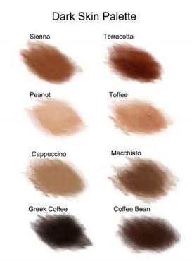 Bluebird Dark Skin Ink Palette